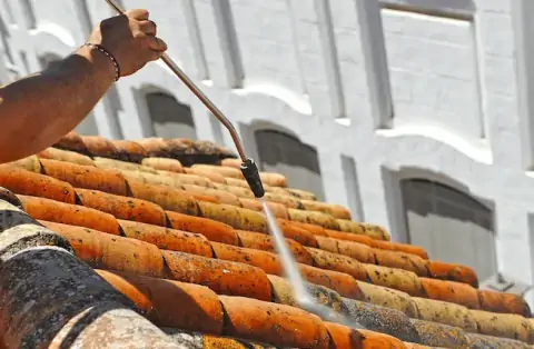 Nettoyage de toitures - Giraumont